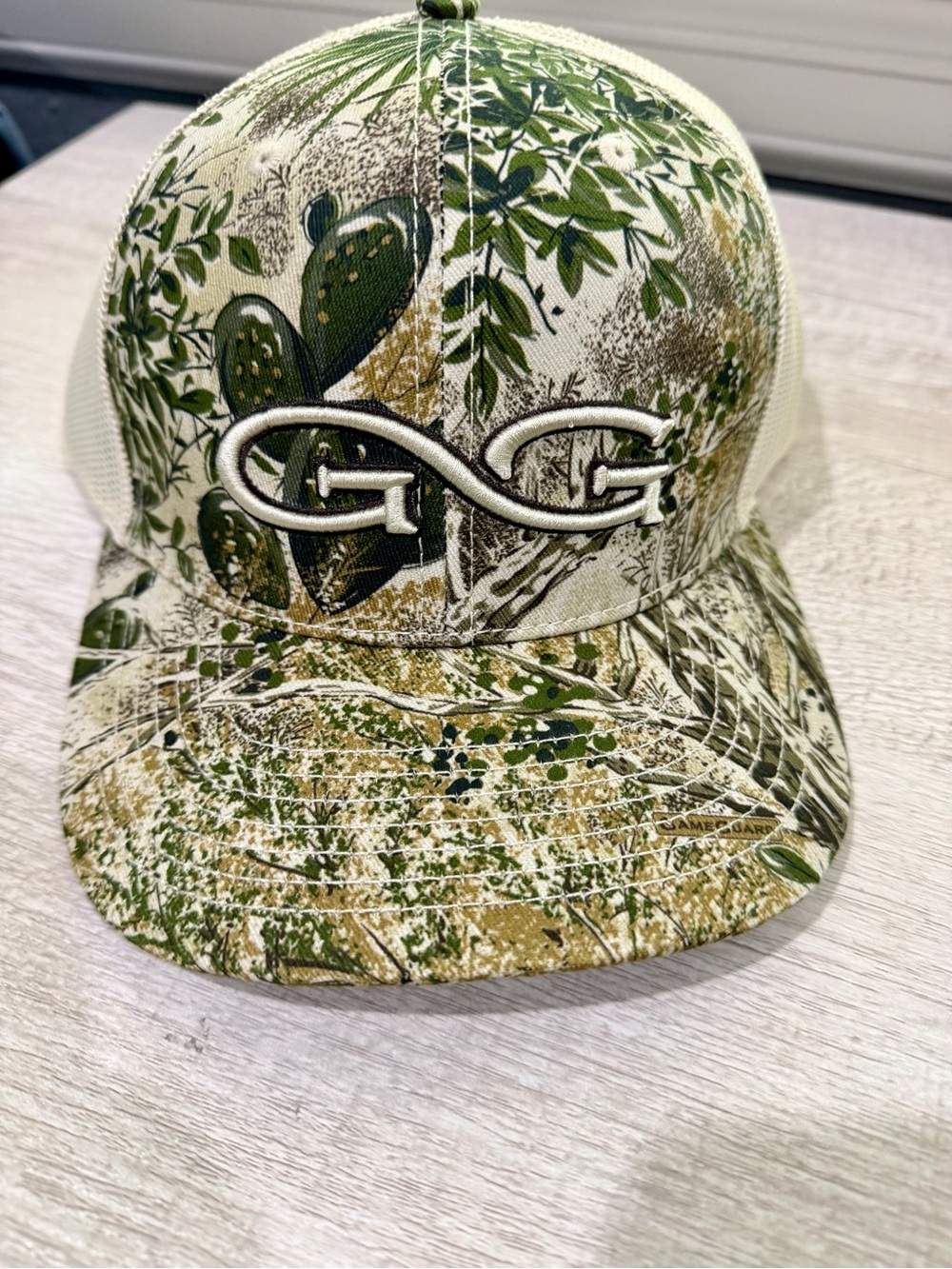 Green and Beige Camo GameGuard Hat
